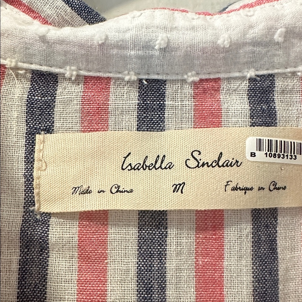 Anthropologie Isabella Sinclair Linen Shirt - Picture 2 of 2